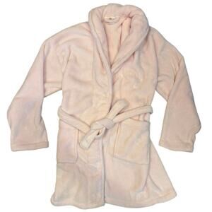 Woman's Elena Intimates Plush Pink Bath Robe Size Large